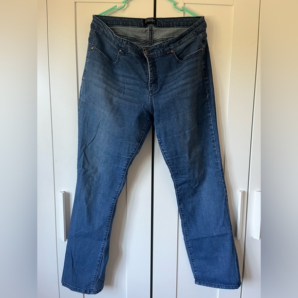 Measure and made blue jeans size 16 fit 2 - like new - Picture 6 of 6